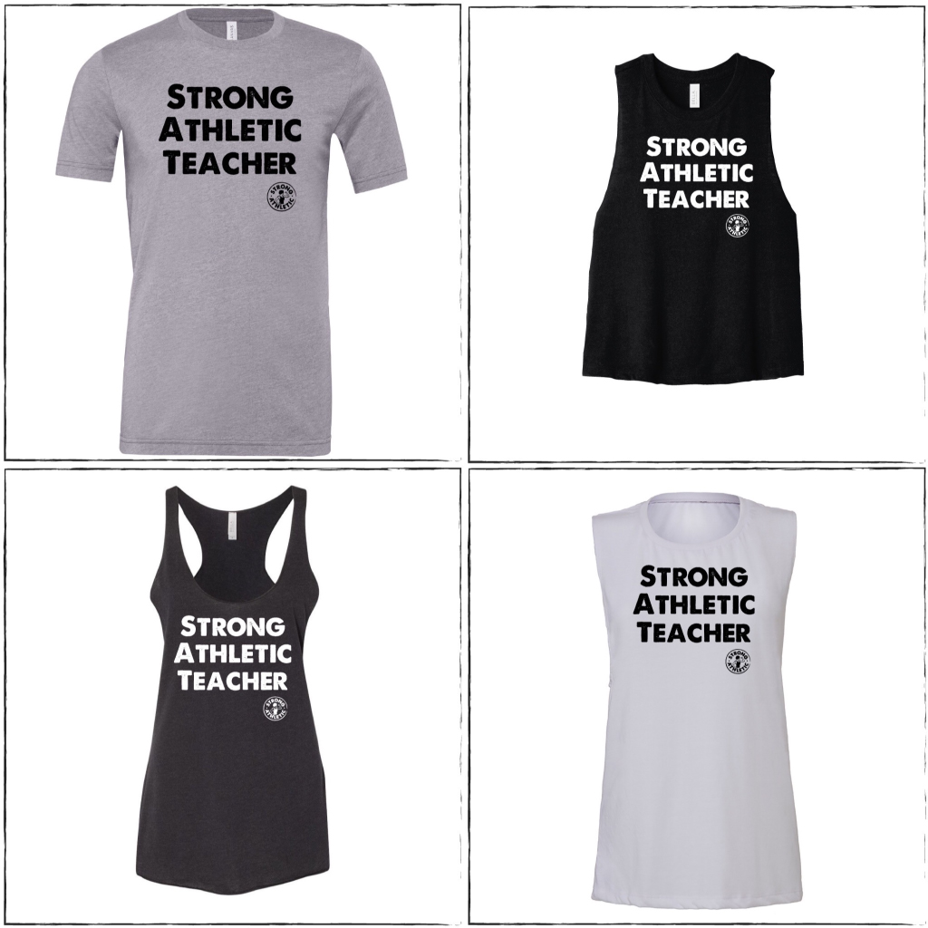 Strong Athletic Teacher shirts by Strong Athletic for all of the Teachers in the World who are also Strong Athletes