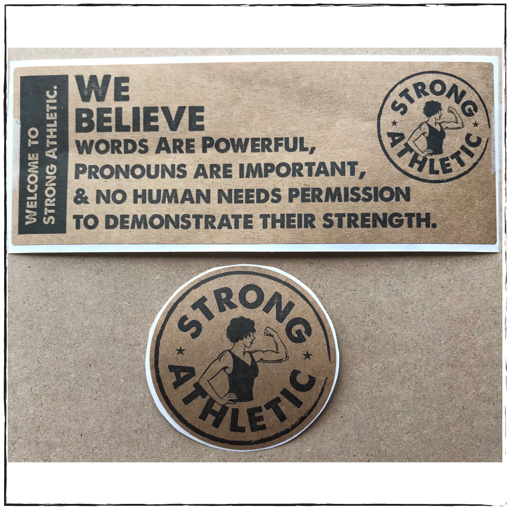 The We Believe Sticker by Strong Athletic